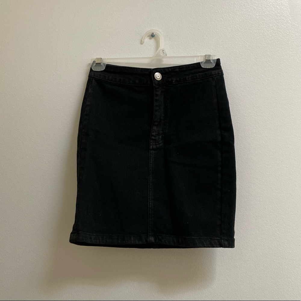 American Eagle Super Stretch Denim Mini Skirt 0 - Picture 2 of 7
